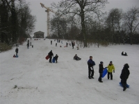 Besneeuwd Kopenhagen (Frederiksberg park)