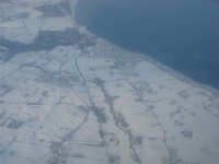 Besneeuwd landschap, Denemarken, StrÃ¸by Egede