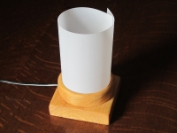 finished, with a tracingpaper tube
